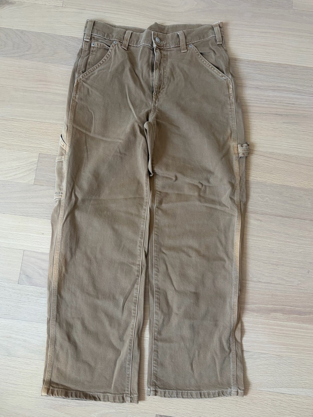 Gap Petites Brown Denim Carpenter Jeans SIze 6P